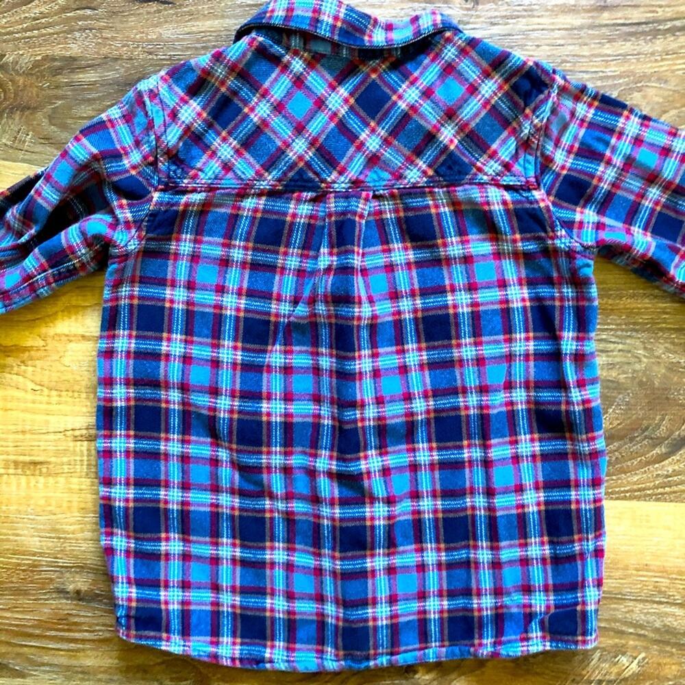 Hanna Andersson Flannel Long Sleeve Size 5 - Picture 4 of 5